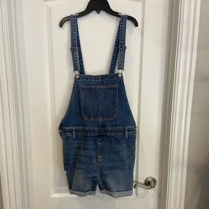 Old Navy denim overalls size L